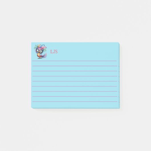 おもしろい鳥 ポストイット (正面)