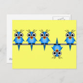 おもしろい鳥 ポストカード (正面/裏面)