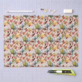 おもしろい鳥(春木材) 薄葉紙 (クラフト)