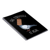 おもしろい鳩の贈り物の繁殖闘争はレア ノートブック (右側)