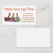 おもしろい鶏の卵 名刺 (正面/裏面)