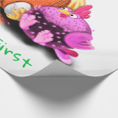 おもしろい鶏ラッピング紙 ラッピングペーパー (角)