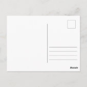 おもしろい鹿と顔マスククリスマス2020 ポストカード (裏面)