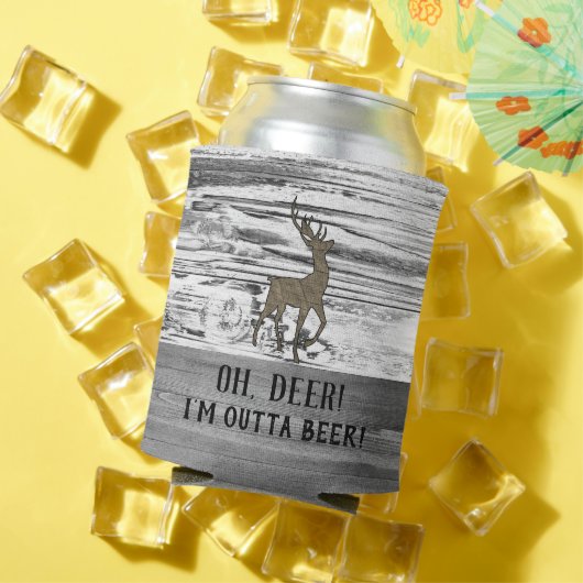 おもしろい鹿アウトビール引用文バ男性へック 缶クーラー (インサイチュ 夏)