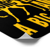 おもしろい鹿狩り引用文ハンター向けギフト ポスター (角)