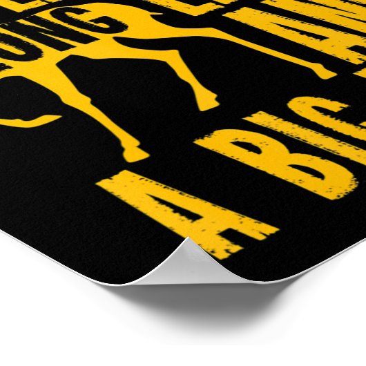 おもしろい鹿狩り引用文ハンター向けギフト ポスター (角)