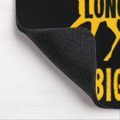 おもしろい鹿狩り引用文ハンター向けギフト マウスパッド (コーナー)