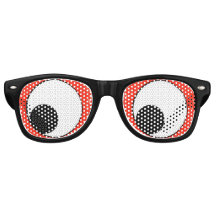 おもしろい黒いGoogly-Eyes（ダウン）パーティー