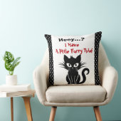 おもしろい黒猫と愛猫家のクッション クッション (椅子)