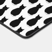 おもしろい黒猫デスクマット デスクマット (コーナー)