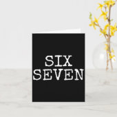 おもしろい６７のミームソング カード (黄色い花)