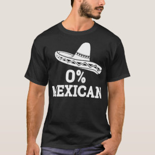 おもしろい0 Mexican、ソンブレロでCinco de Mayo coに Tシャツ