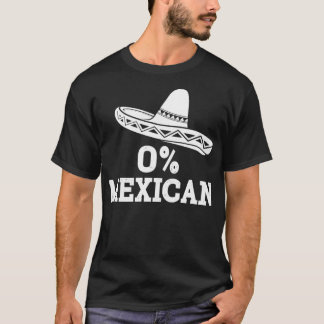 おもしろい0 Mexican、ソンブレロでCinco de Mayo coに Tシャツ