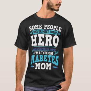 おもしろい1型糖尿病T1D糖尿病認識度 Tシャツ