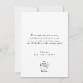 おもしろい1年クリスマス企業 シーズンカード (裏面)