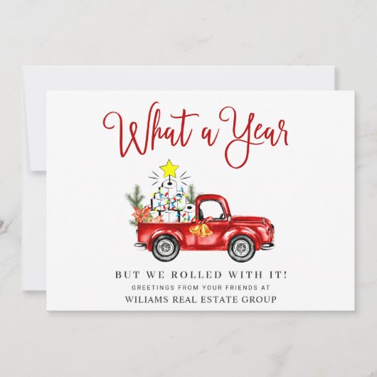 おもしろい1年クリスマス企業 シーズンカード (正面)