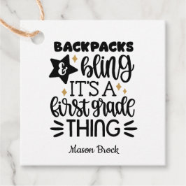 おもしろい1年生のギフトパーソナライズされた品 フェイバータグ