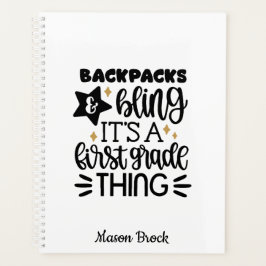 おもしろい1年生のギフトパーソナライズされた品 プランナー手帳