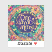 おもしろい1日でフローラをインスピレーションお洒落 シール (シート)