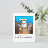 「おもしろい10の提言」ユーモアのはがき ポストカード (スタンド正面)