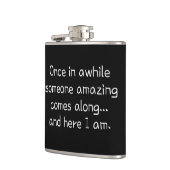 おもしろい10代の女 フラスク (左)