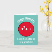 おもしろい10代の若者14th誕生日カード カード (黄色い花)