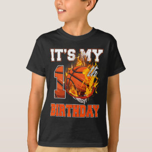 おもしろい10誕生日10歳のバスケットボール Tシャツ