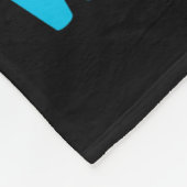 おもしろい100日におもしろいドーナツスクールを振教える フリースブランケット (角)