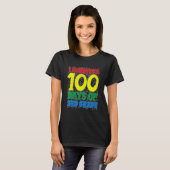 おもしろい100日の第生き延び3級先生の状態 Tシャツ (正面フル)