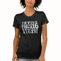 おもしろい16の第16誕生日のTシャツ