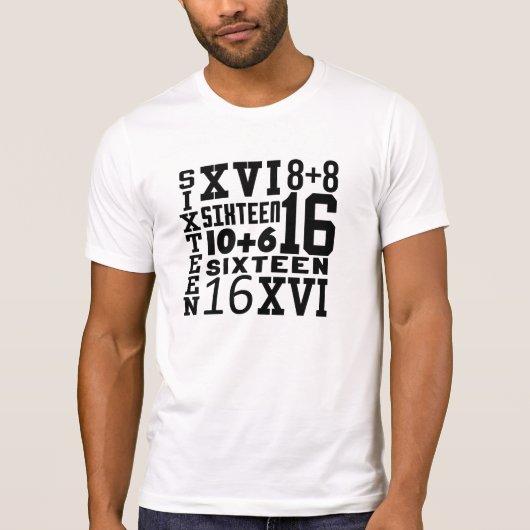 おもしろい16誕生日Tシャツ Tシャツ (正面)