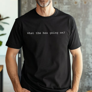 おもしろい16進数 Tシャツ