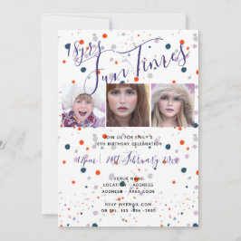 おもしろい18日21日30日40日パーティの招待状 招待状