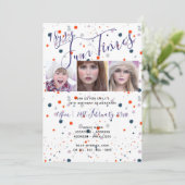 おもしろい18日21日30日40日パーティの招待状 招待状 (スタンド正面)