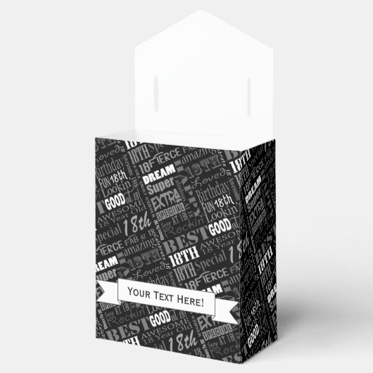 おもしろい18歳の誕生日会の好意パーソナライズされた フェイバーボックス (オープン)