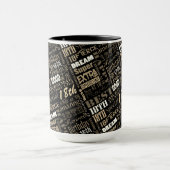 おもしろい18歳の誕生日会の好意パーソナライズされた マグカップ (中央)