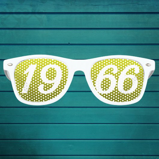 おもしろい1965誕生日パーティサングラス レトロサングラス