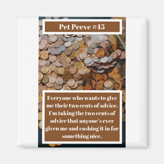 おもしろい2セント マグネット (正面)