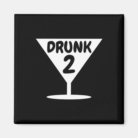 おもしろい2飲パーティーのハロウィーンの衣装 マグネット (正面)