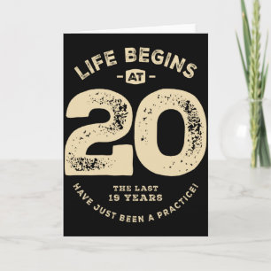 おもしろい20歳の誕生日20歳Tシャツ_2 カード