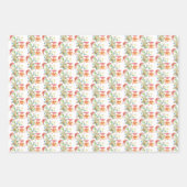 おもしろい2020年クリスマスサボテン ラッピングペーパーシート (正面)