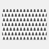 おもしろい2020最低メリークリスマスブラック ラッピングペーパーシート (正面2)