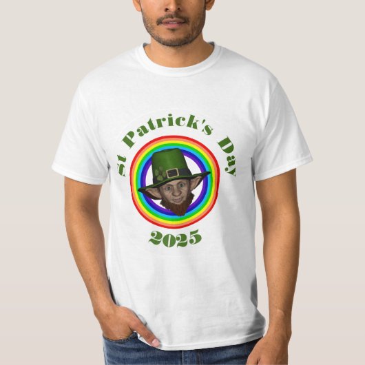 おもしろい2025St patricks day Tシャツ (正面)