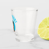 おもしろい21歳の誕生日カスタム文字写真 ショットグラス (右)