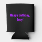 おもしろい21歳の誕生日カスタム文字写真 缶クーラー (裏面)