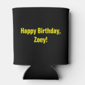 おもしろい21歳の誕生日カスタム文字写真 缶クーラー (裏面)