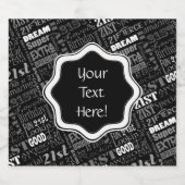 おもしろい21歳の誕生日パーティーモノグラム ビールラベル (シングルラベル)