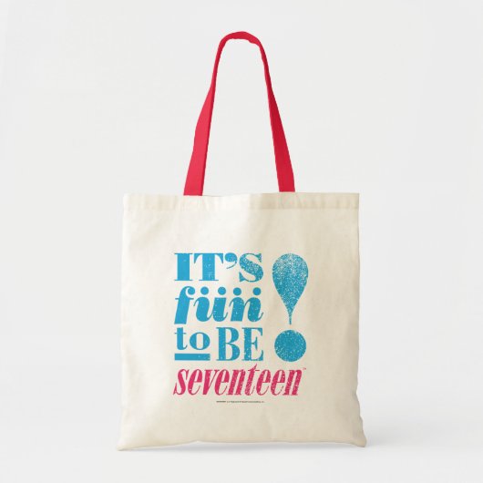 おもしろい2 Bの17水 トートバッグ (正面)