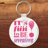 おもしろい2 B 17 – マゼンタ キーホルダー (正面)