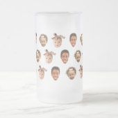 おもしろい3カスタム子供の写真のパパ フロストグラスビールジョッキ (中央)